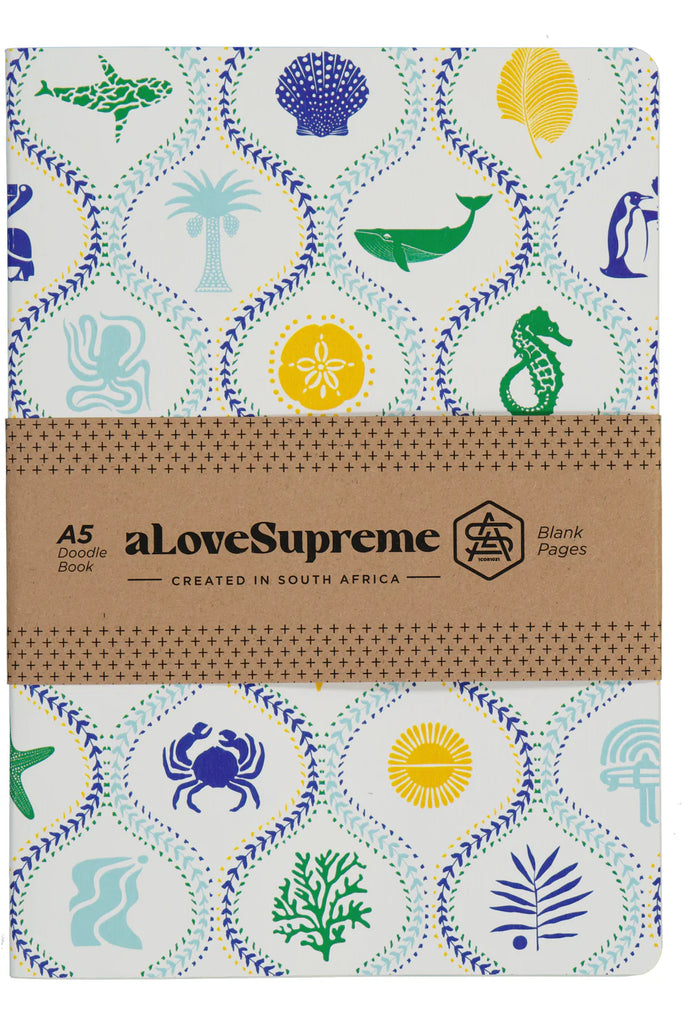 A5 Doodle Books (Blank) / Africa Roots (Assorted)