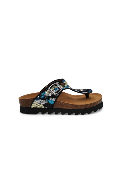 SALE Julz Jason Multi Blue Sequins