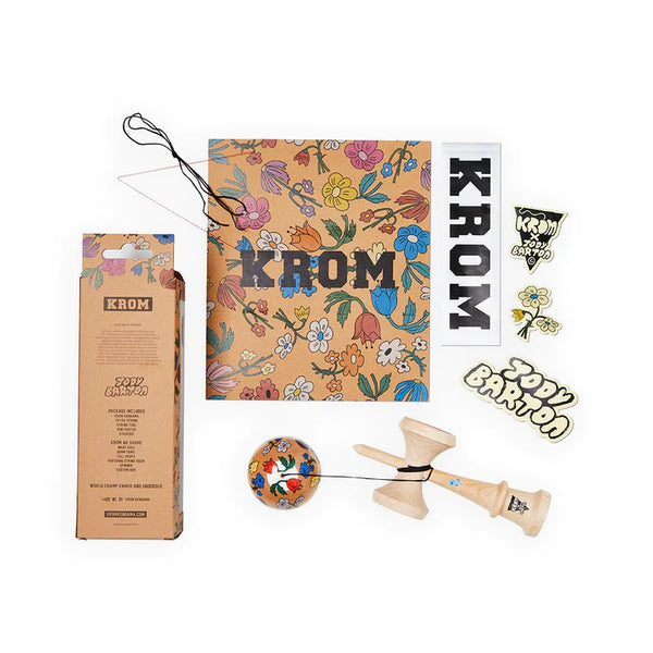 Krom JODY BARTON COLAB FLOWERS Kendama