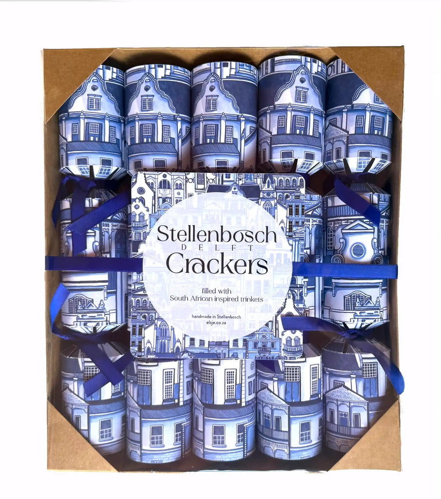 Stellenbosch Delft Christmas Crackers | Set of 5