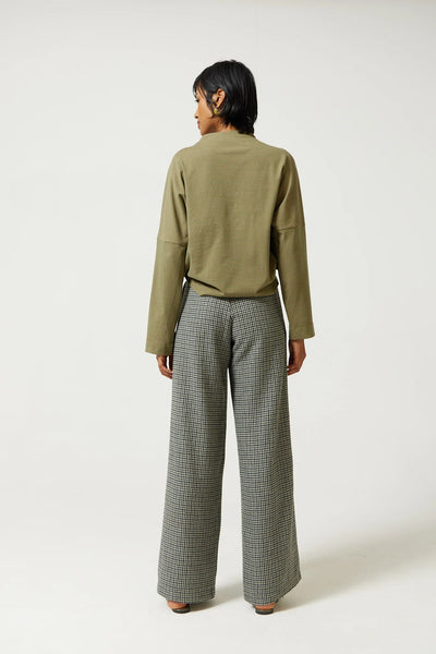 Celino Check Trouser in Monsoon Check