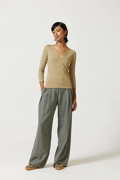 Celino Check Trouser in Monsoon Check