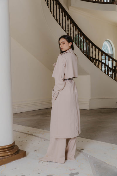 Brooklyn Ponti Trench in Stone