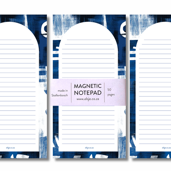 Indigo Blue Magnetic Notepad