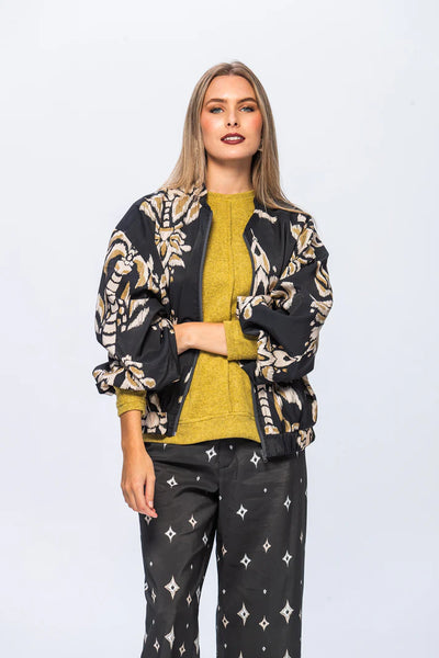 Josephine Bomber Jacket - Grey