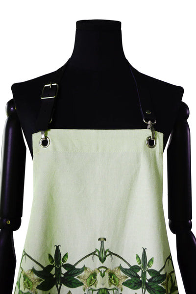 HendrikWillem Apron with Leather Straps - Mint