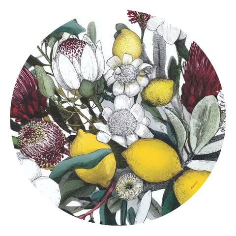 Round Paper Placemats - Zesty Botanicals