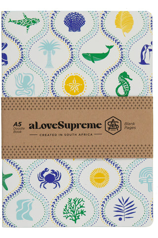 A5 Doodle Books (Blank) / Africa Roots (Assorted)
