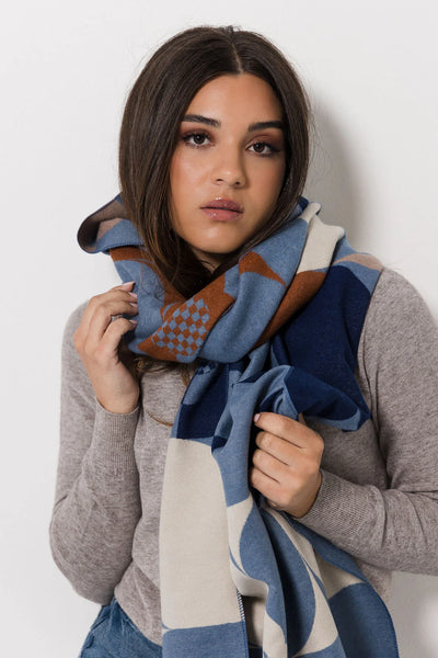 Revive Wrap | Denim/Brown