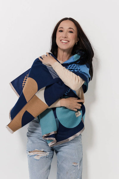 Artemis Wrap | Navy