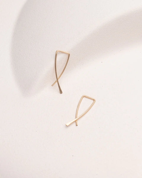 Avery Earrings Small - silver, gold or rose gold
