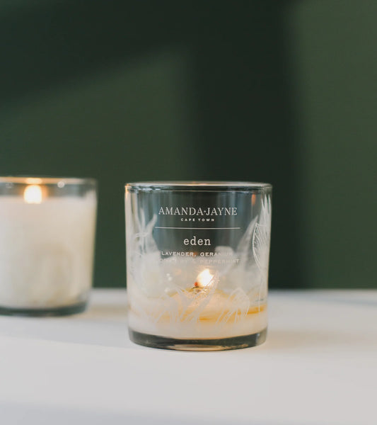 Amanda Jayne Eden Glass Candle