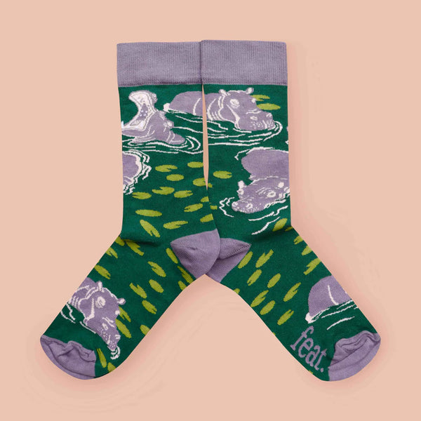 Men’s Happy Hippo socks