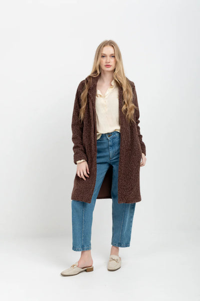 Chrissy Coat Chocolate