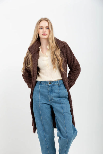Chrissy Coat Chocolate