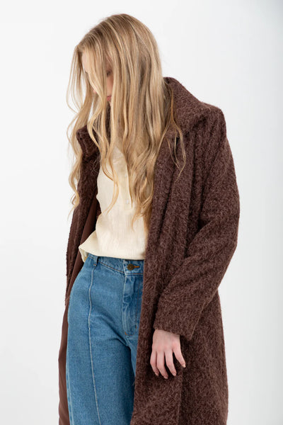 Chrissy Coat Chocolate