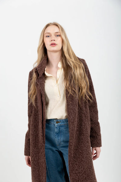 Chrissy Coat Chocolate