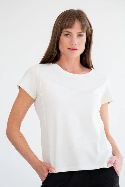 The Track Tee Ivory