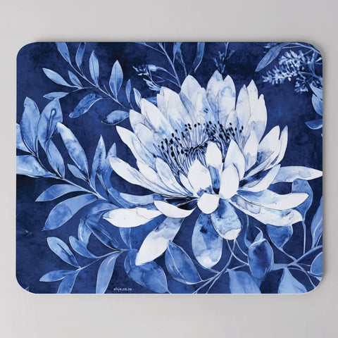 Indigo Protea Rectangular Mousepad
