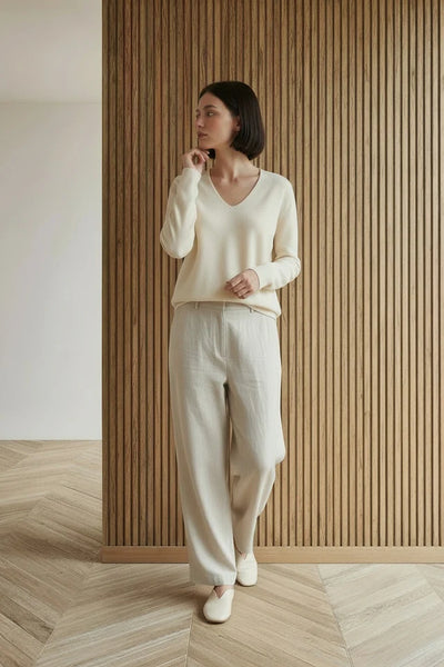 Classic Vee Knit | Butter