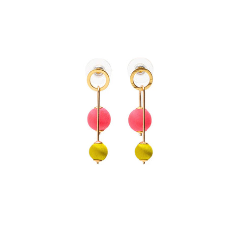 Libra Balls Gold - Coral Lime