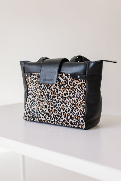 The Tote | Black Leopard