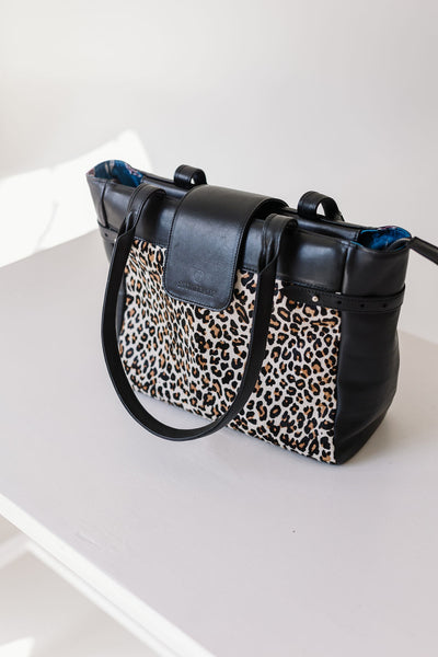 The Tote | Black Leopard
