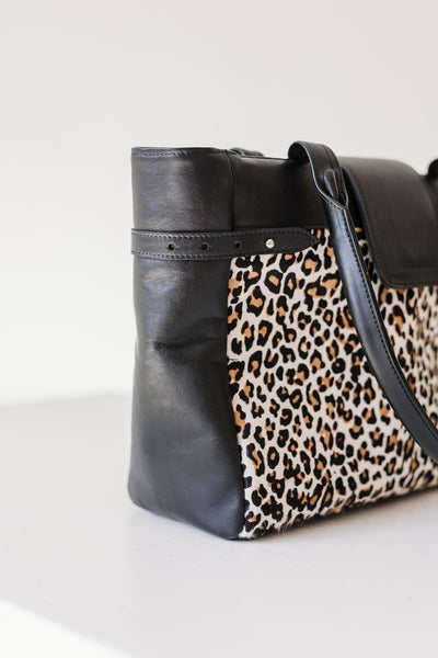 The Tote | Black Leopard