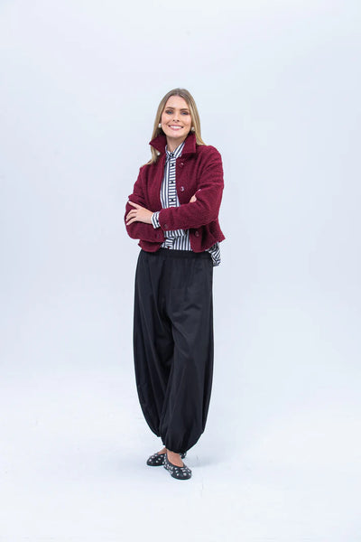 Faye Jacket - Burgundy