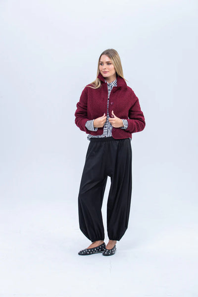 Faye Jacket - Burgundy