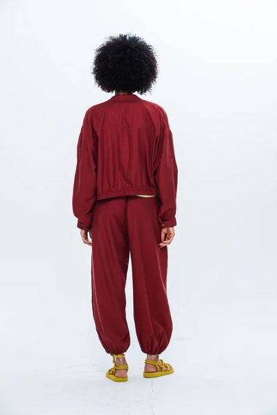 Cate Bomber Jacket -Rust