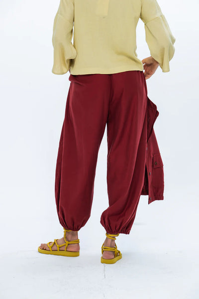 Stella Balloon Pants - Rust