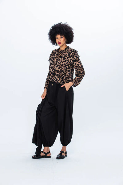 Bardot Winter Shirt - Brown Animal