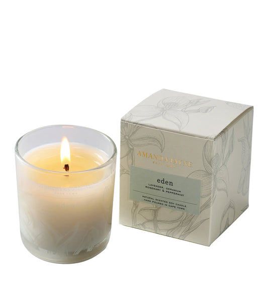 Amanda Jayne Eden Glass Candle