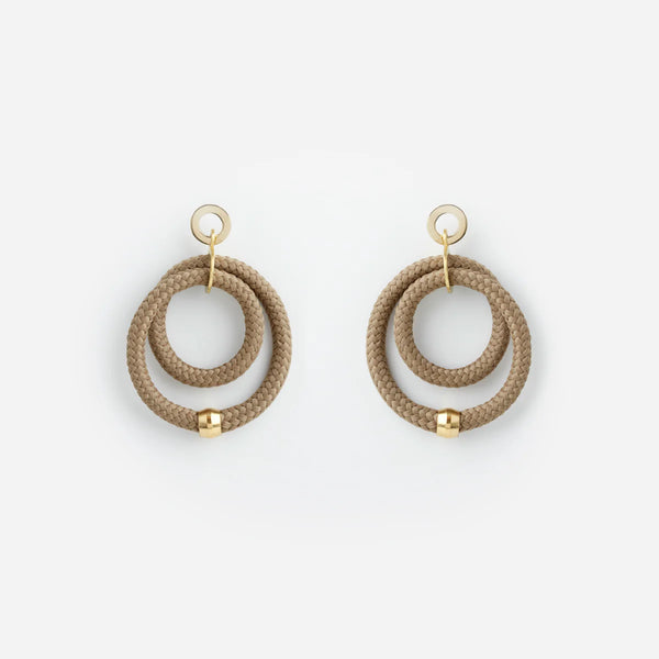 Arista earrings in Khaki