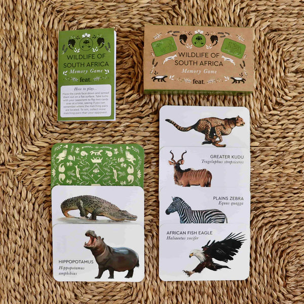 Wildlife of South Africa Memory Game