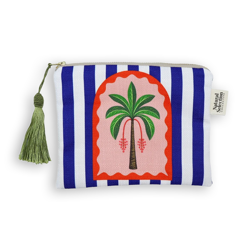 Mirage Palm Blue - Coin purse
