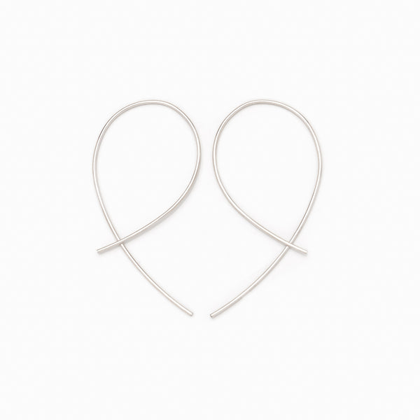 Loop Earrings Maxi - silver, gold or rose gold