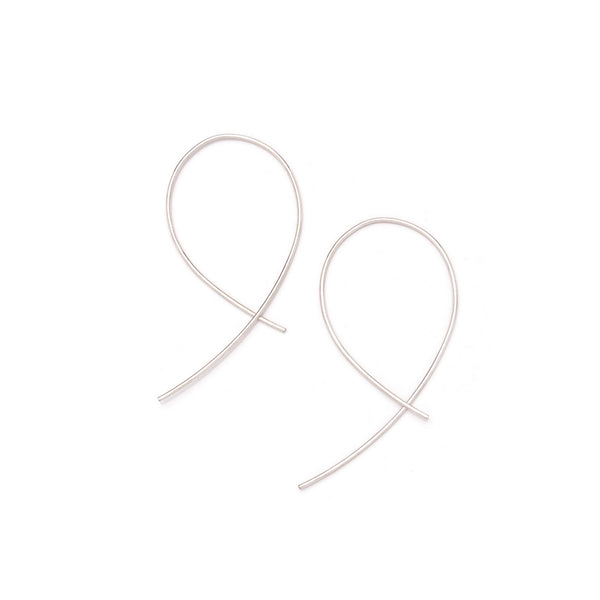 Loop Earrings Maxi - silver, gold or rose gold