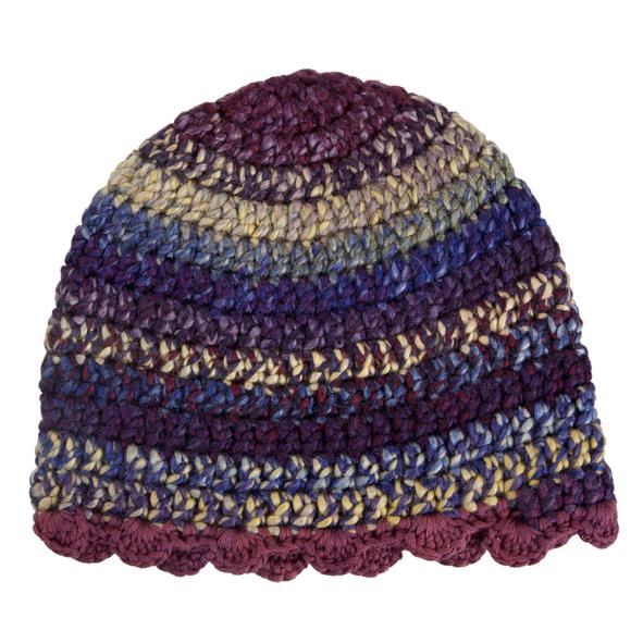 Myang Winter Beanies / Girls - Plum Stripes