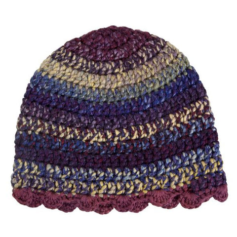 Myang Winter Beanies / Girls - Plum Stripes
