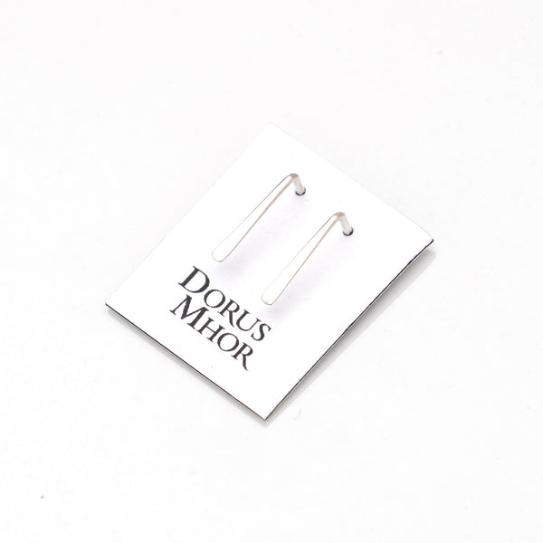 Staple Earrings - silver, gold and rose gold