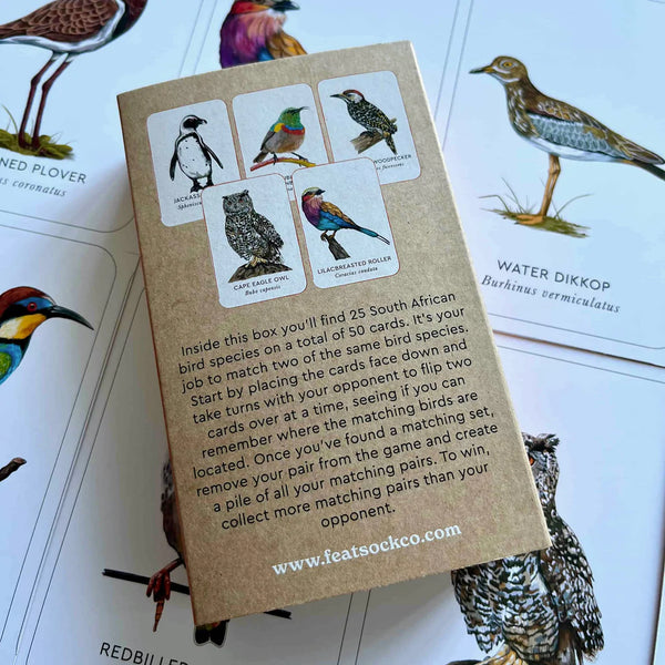 Birds of South Africa Memory Game